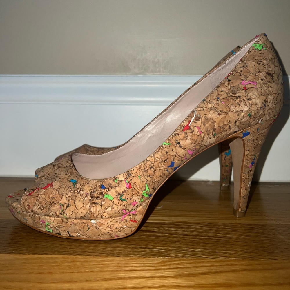 Cork Vince chamuto vintage pumps Women size 9